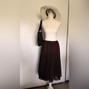 Allison Taylor Chocolate Maxi Skirt